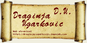 Draginja Ugarković vizit kartica
